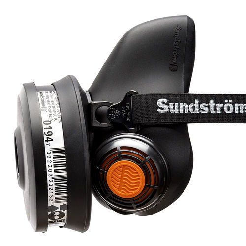 SUNDSTROM SR100 SILICON HALF FACE MASK LARGE/X-LARGE