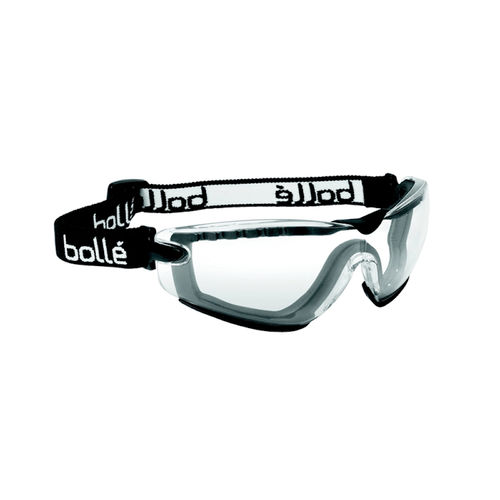 BOLLE COBRA TPR PLATINUM CLEAR LENS SPECTACLES + STRAP