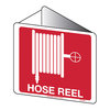225x225mm - Poly - Off Wall - Fire Hose Reel (with pictogram), EA