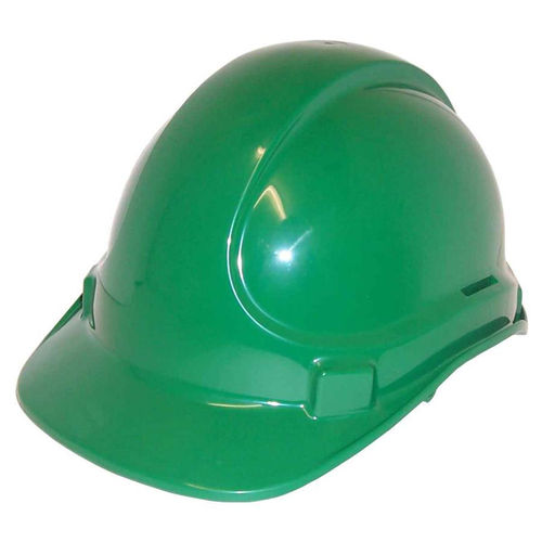 3M NON VENTED PLASTIC SAFETY HELMET - GREEN
