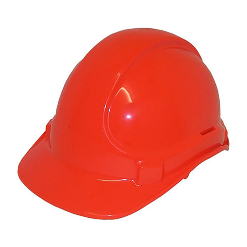 3M NON VENTED PLASTIC SAFETY HELMET - RED
