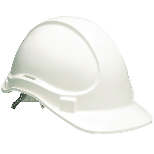 3M NON VENTED PLASTIC SAFETY HELMET - WHITE