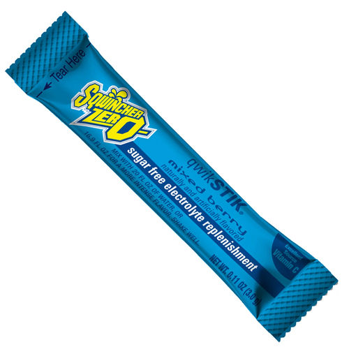 Sqwincher Qwik Stik Sugar Free Hydration Pre-Mix Powder - Mixed Berry (50 Pack)