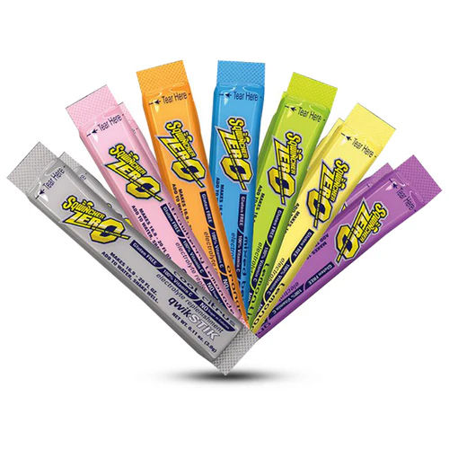 Sqwincher Qwik Stik Sugar Free Hydration Pre-Mix Powder - Mixed Flavours (50 Pack)