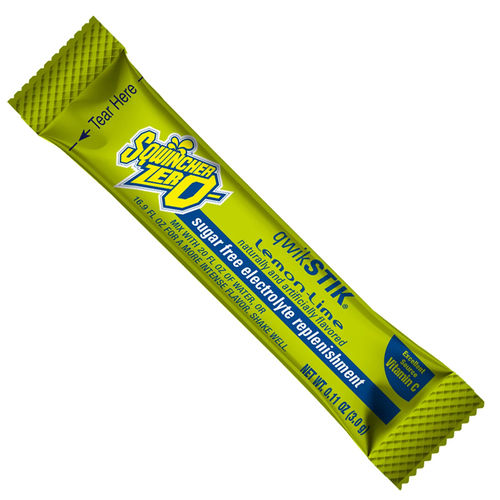 Sqwincher Qwik Stik Sugar Free Hydration Pre-Mix Powder - Lemon Lime (50 Pack)