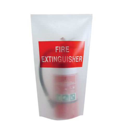 AMPAC SMALL PLASTIC UV TREATED EXTINGUISHER BAG - SUITS 4.5KG