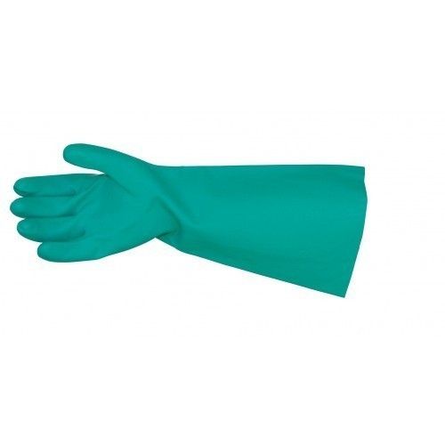 PRO-VAL ELBOW LENGTH HEAVY DUTY GREEN NITRILE GLOVE