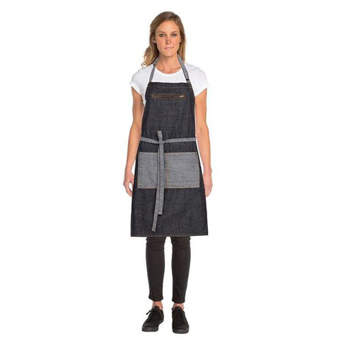 CHEFWORKS MANHATTAN DENIM BIB APRON