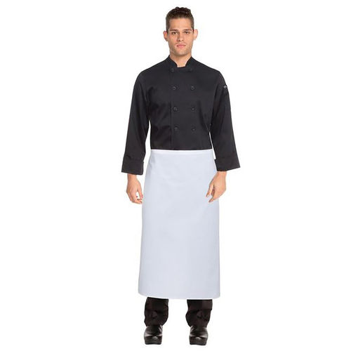 CHEFWORKS 3/4 BAR APRON - WHITE