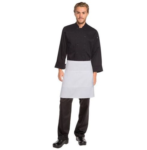 CHEFWORKS HALF APRON - WHITE