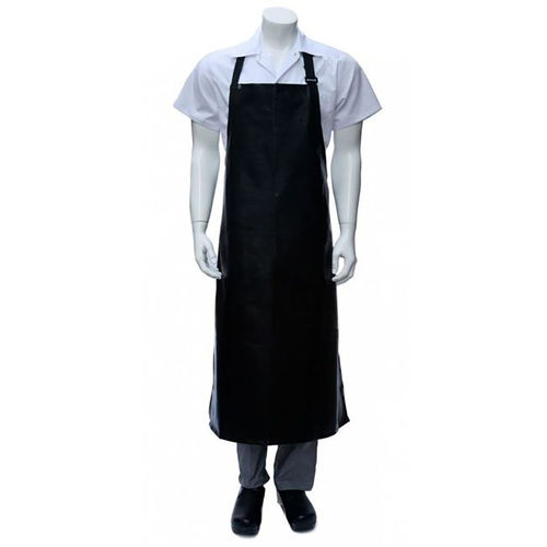 CHEFWORKS LONG PVC BIB APRON - BLACK