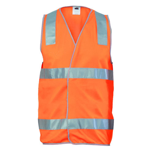 DNC SAFETY VEST WITH HOOP AND SHOULDER GENERIC TAPE