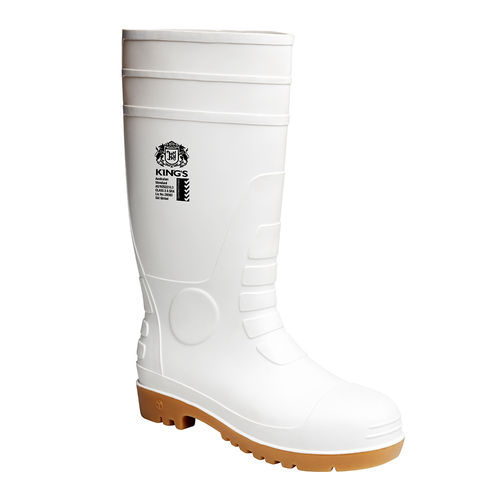 OLIVER KING'S WHITE SAFETY GUMBOOT