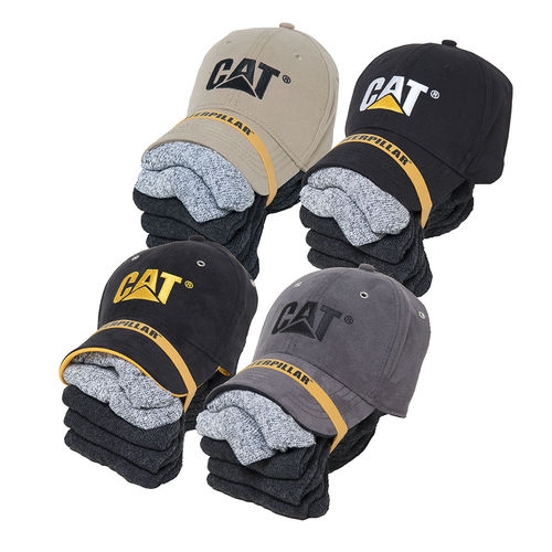 CAT CAP + SOCK PACK 1 CAP + 5pr SOCKS, PKT