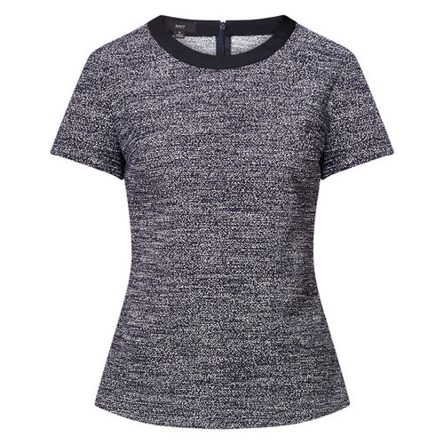 NNT LADIES TEXTURED TWILL SHELL TOP,