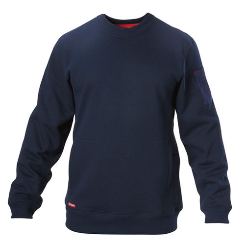 YAKKA BRUSHED FLEECE CREW NECK JUMPER