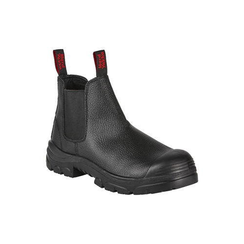 YAKKA BLACK GRIT EMBOSS P/U SAFETY BOOT