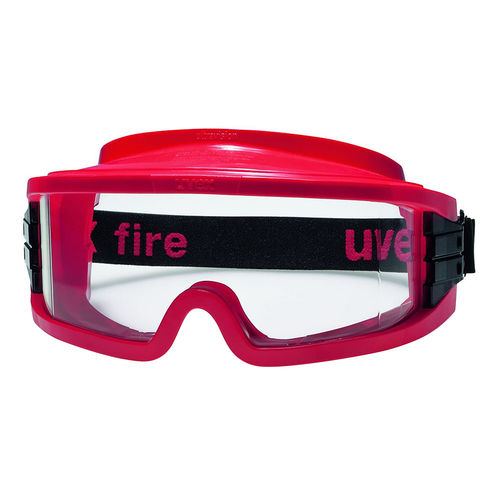 UVEX ULTRAVISION HC-AF CLEAR PC RED FIRE GOGGLE, TYPE 2, EA