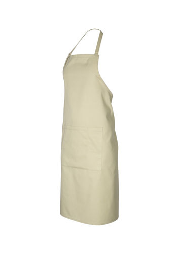 BizCollection BIB APRON ADJ H/NECK 65/35, DEEP STONE