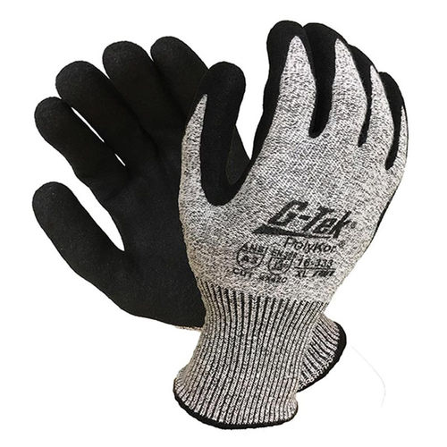 G-Tek PolyKor CUT 5 /LEVEL C, GLOVE GREY/BLACK,