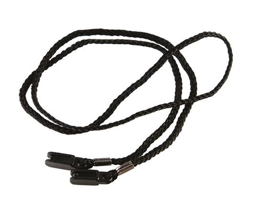 UVEX KNITTED SPEC CORD WITH B/AWAY CLIP BLK, EA