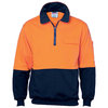 DNC HI-VIS COT/FLEECE 1/2 ZIP, DAY