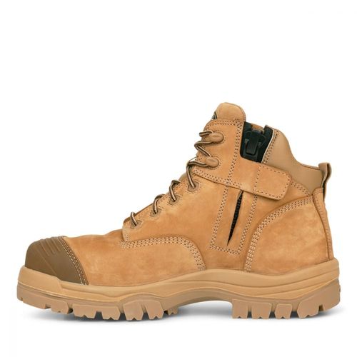 OLIVER AT45 130mm NUBUCK ZIP-SIDE LU HIKER, NON-MET, TPU/PU BOOT,