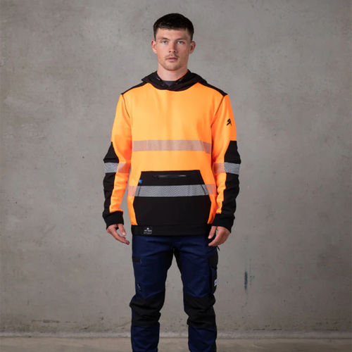 ANTHEM Taped D/N Tech Hi Vis Hooded Sweatshirt,