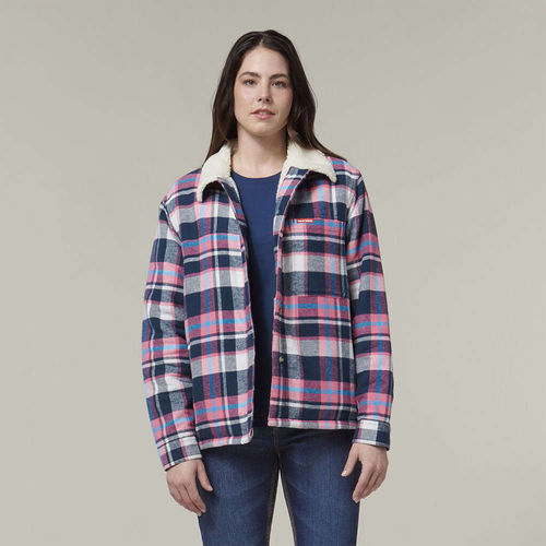 YAKKA WOMENS HERITAGE TRUCKER SHERPA JKT