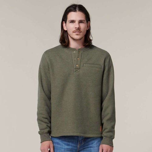 YAKKA SHERPA HENLEY JUMPER