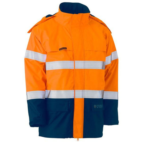 BISLEY TAPED 2T HI VIS FR *HRC3* W/WEATHER JACKET,