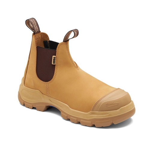 BLUNDSTONE #9000 ROTOFLEX WATER-RESISTANT NUBUCK ELEASTIC SIDE SAFETY BOOT