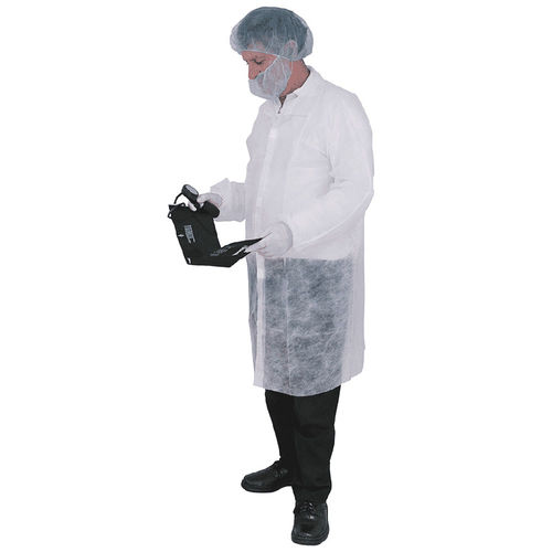 PROVAL PP LAB COAT (DISPOS) WHITE, 50 PIECES - BOX