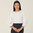 NNT 3/4 SLEEVE CREW NECK TOP