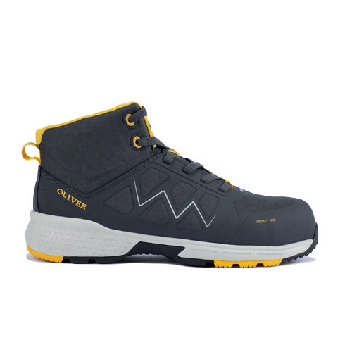 OLIVER Lace-up Sports Boot, Water Resistant, TPU, Composite Toe Safety Work Jogger, (UK/AU Sizing)