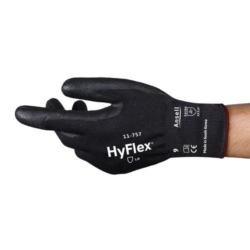 ANSELL HyFlex PU Cut Liner with Polyurethane Palm,
