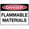 450x300mm - Poly - Danger Flammable Materials