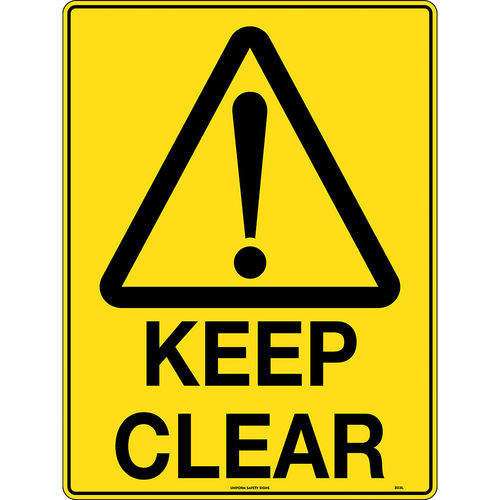 300x225mm - Poly - Keep Clear