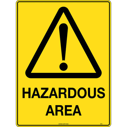 300x225mm - Poly - Hazardous Area