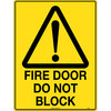 300x225mm - Metal - Fire Door Do Not Block
