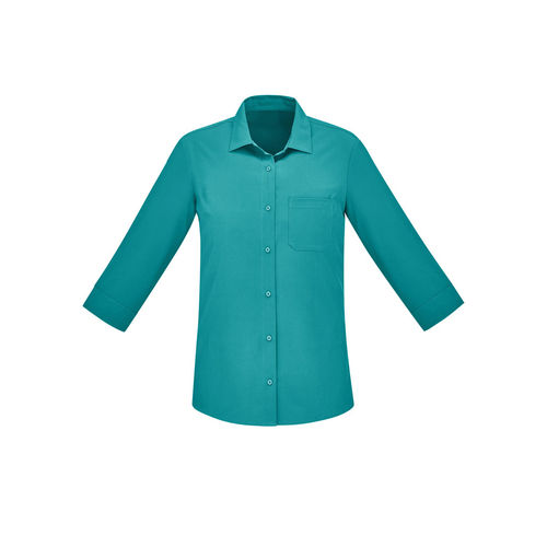 BizCare PLAIN 3/4 SLEEVE SHIRT,