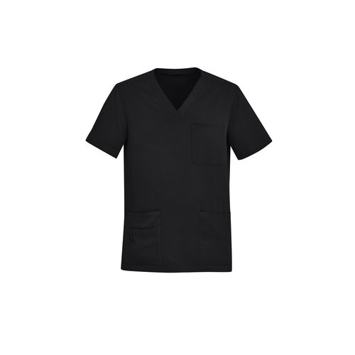 BizCare MENS V-NECK SCRUB TOP,