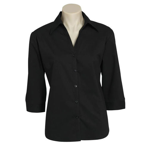 BizCollection METRO WOMENS 3/4 SLVE P/C SHIRT