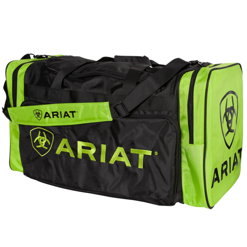 ARIAT UNISEX GEAR BAG GREEN/BLACK, EA