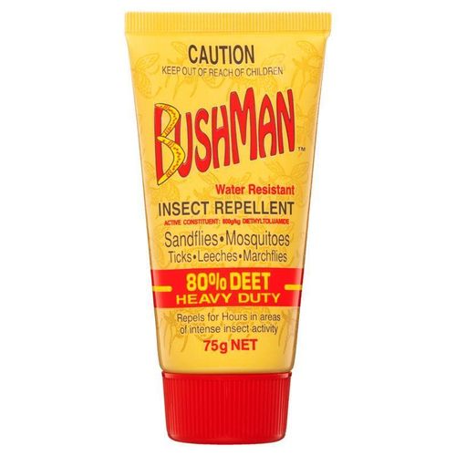 Bushman Ultra (BU75G) Dry Gel Insect Repellent 75g 80% DEET