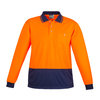 SYZMIK UNISEX HIVIS-DAY SPLICED POLO, L/S