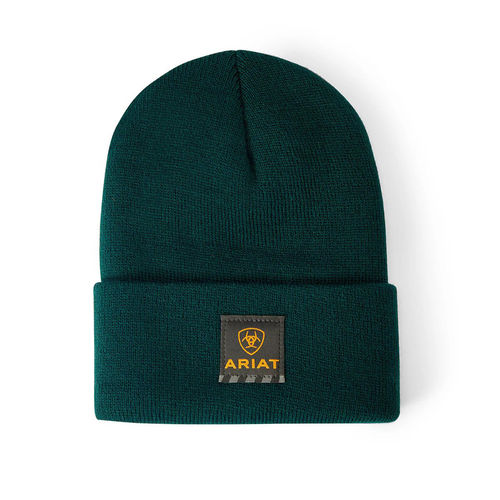 ARIAT Mens Rebar Watch Cap - Dark Green