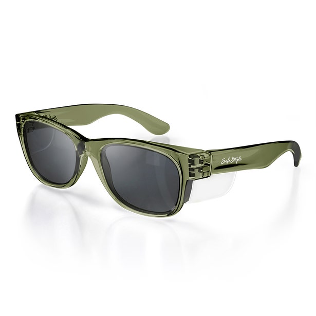 SafeStyle Classics Green Frame/Polarised Safety Specs, PR