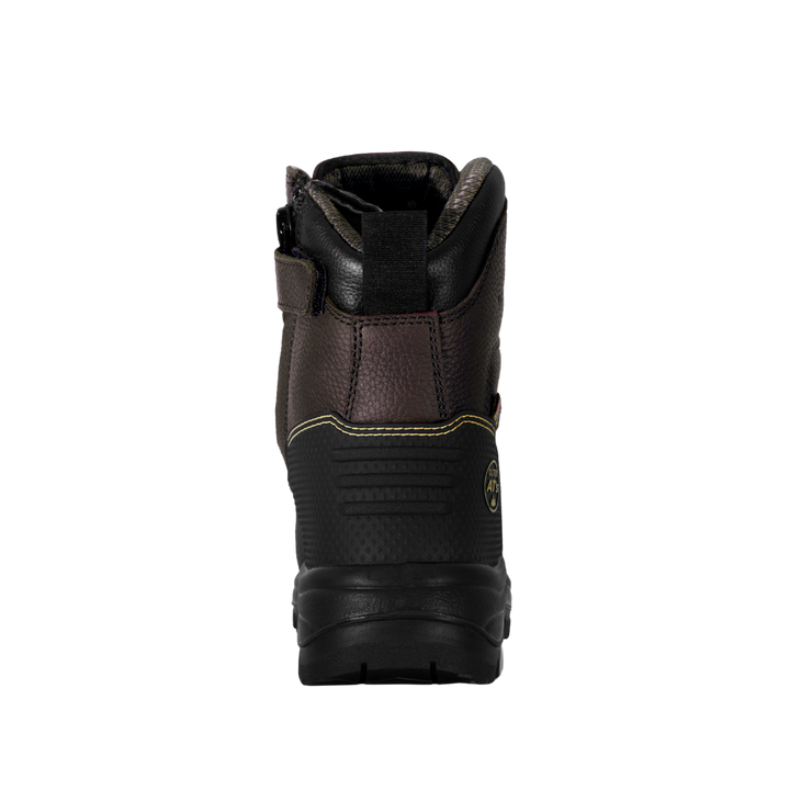 Oliver 65-490Z 150mm High Leg Zip Sided Steel Toe Caustic Waterproof Safety Boot - Brown