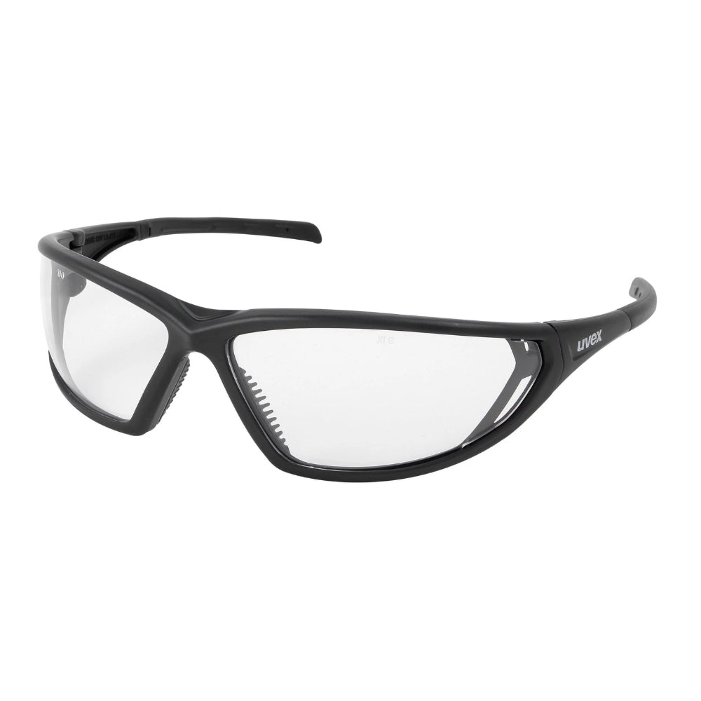Uvex Warrior Sss Blk Frme  Clear Lens